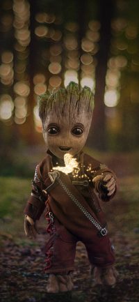 Baby Groot Phone Wallpaper