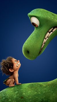 Baby and Dinosaur Wallpaper