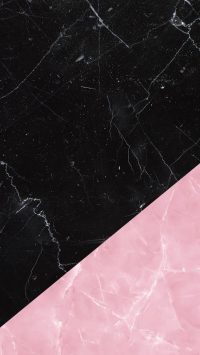 Black Pink Marble Wallpaper