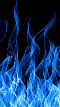 Blue Fire Background