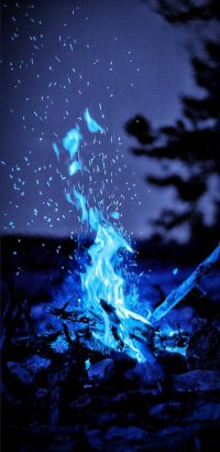 Blue Fire Wallpaper 2