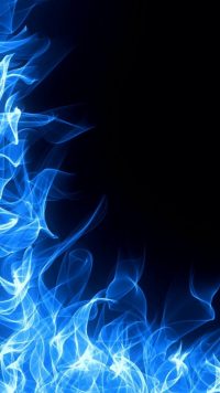 Blue Fire Wallpaper