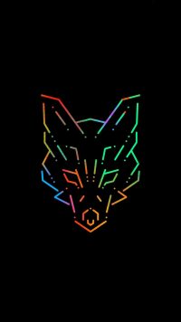 Colorful Fox Wallpaper