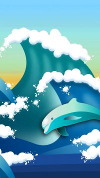 Cute Dolphin Wallpaper 2