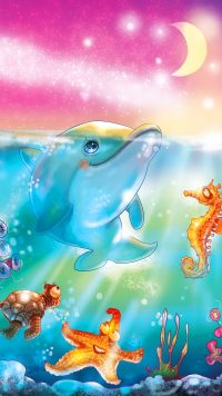 Cute Dolphin Wallpaper 4