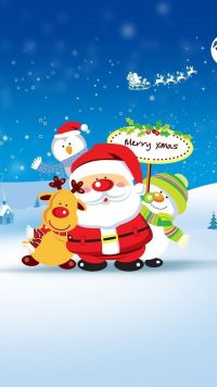 Cute Santa Claus Wallpaper