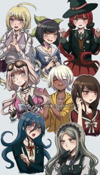 Danganronpa Girls Wallpaper 2