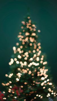 Glitter Christmas Tree Wallpaper