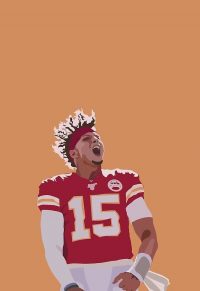 Minimalist Patrick Mahomes Wallpaper