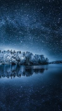 Night Snow Wallpaper 2