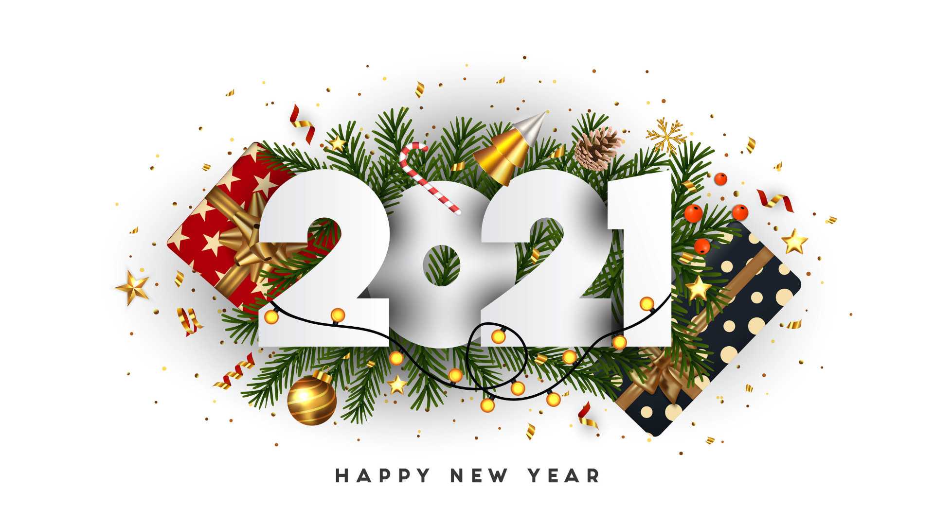 Happy New Year 2021 Wallpaper Desktop Image ID 14