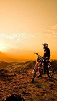 Aesthetic Dirt Bike Wallpaper