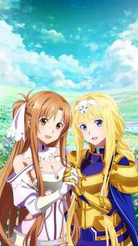 Asuna and Alice Wallpaper