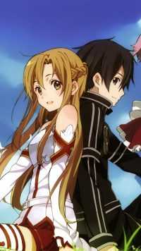 Asuna and Kirito Wallpaper