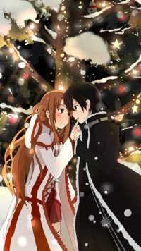 Asuna and Kirito Wallpaper iPhone