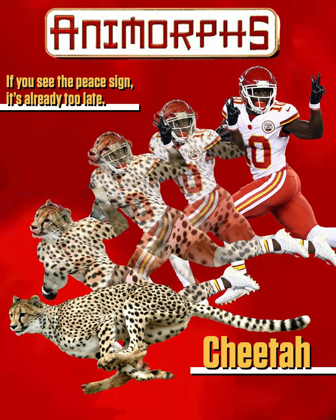 The Cheetah Tyreek Hill Kansas City Chiefs, tyreek hill cartoon HD