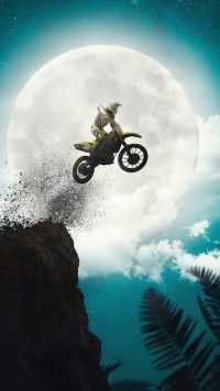 Dirt Bike Jump Wallpaper