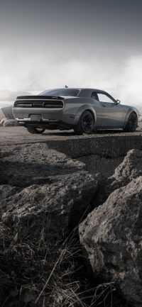 Gray Dodge Demon Wallpaper 2