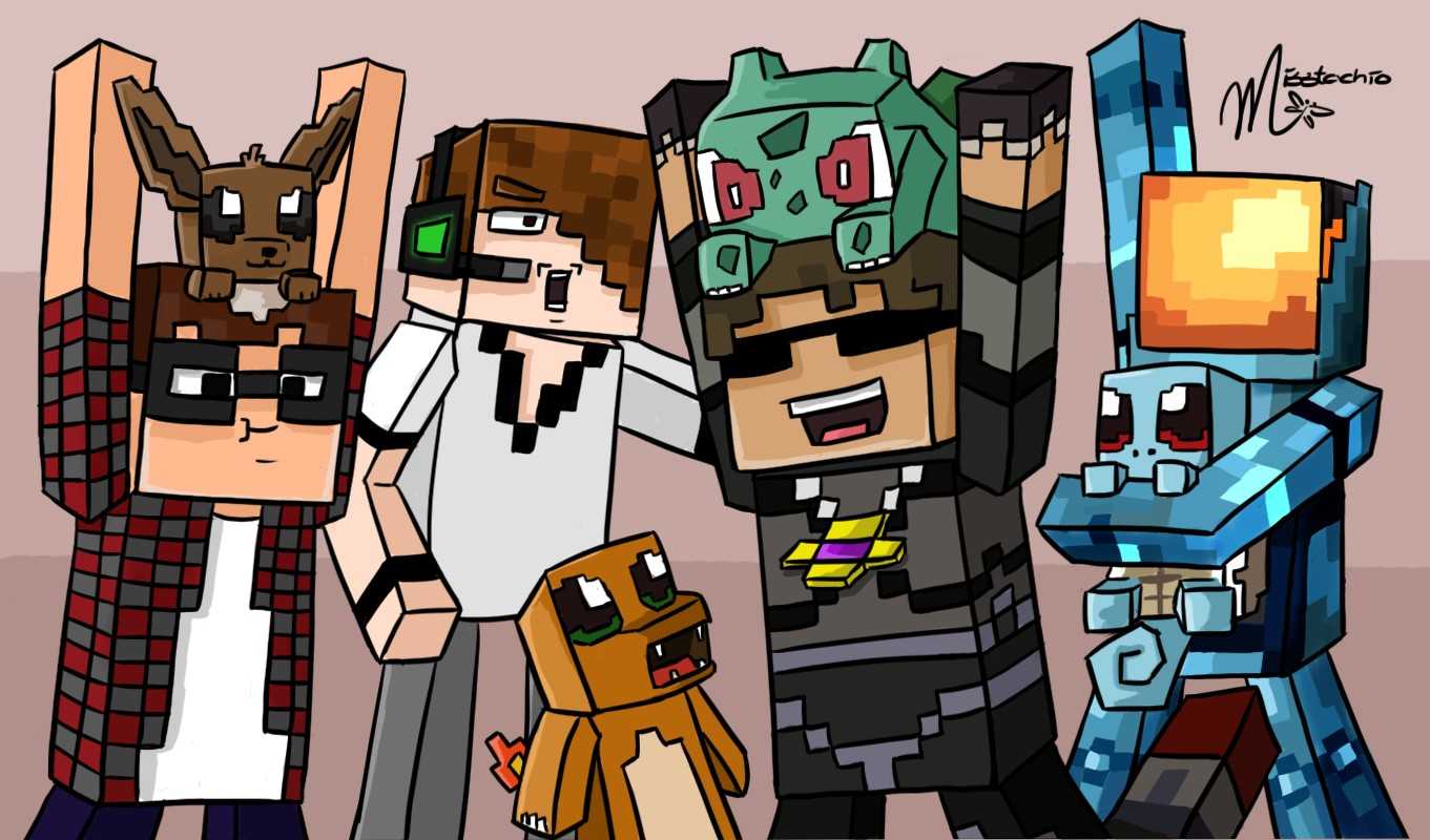 Download Minecraft Youtubers Wallpaper - KoLPaPer - Awesome Free HD ...