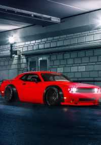 Red Dodge Challenger Wallpaper