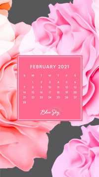 2021 Februay Calendar Wallpaper 2