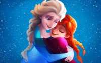 Anna and Elsa Wallpaper 3