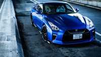 Blue Nissan GTR Wallpaper 2