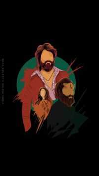 Cartoon KGF Wallpaper 2