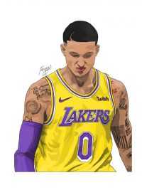 Cartoon Kyle Kuzma Wallpaper 1