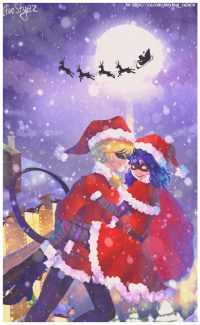 Christmas Miraculous Ladybug Wallpaper