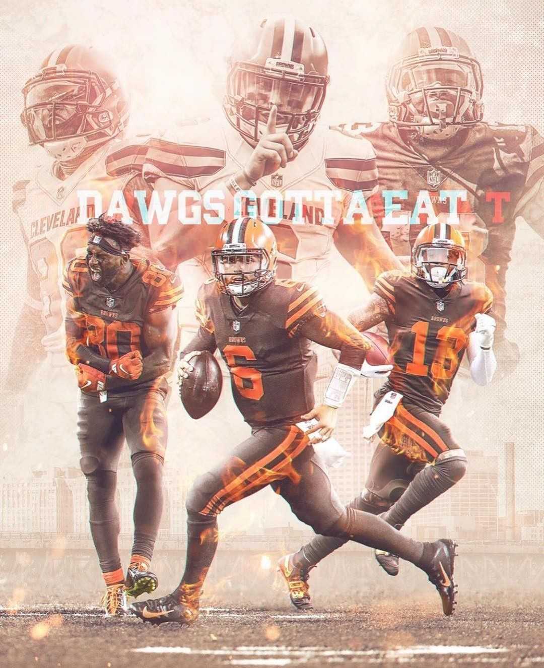 cleveland browns christmas wallpaper