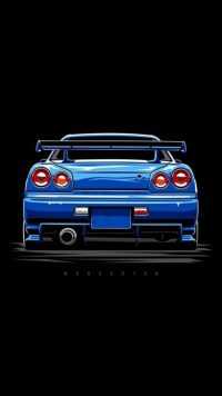 Nissan GTR Lock Screen 2