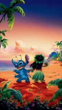 iPhone Lilo and Stitch Wallpaper