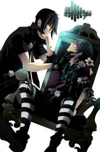 Black Butler Transparent Wallpaper