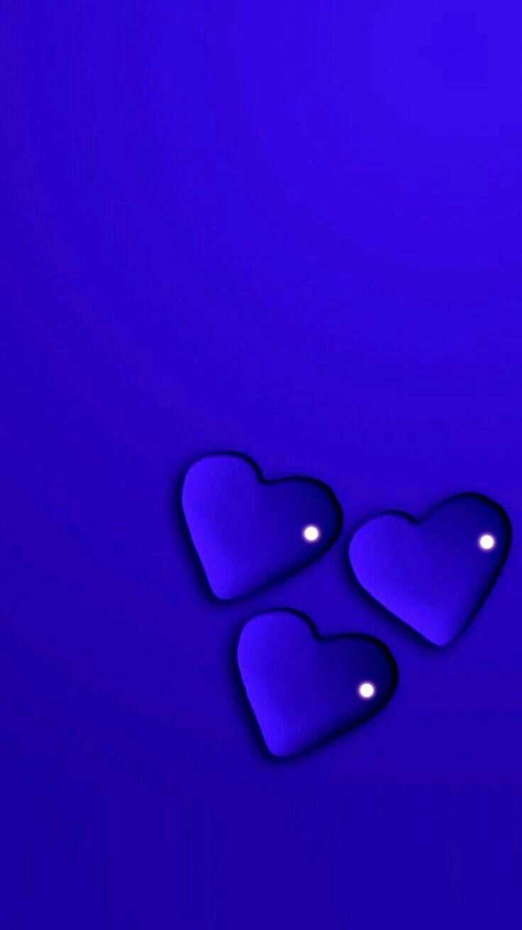 Blue Heart Wallpaper 70 images