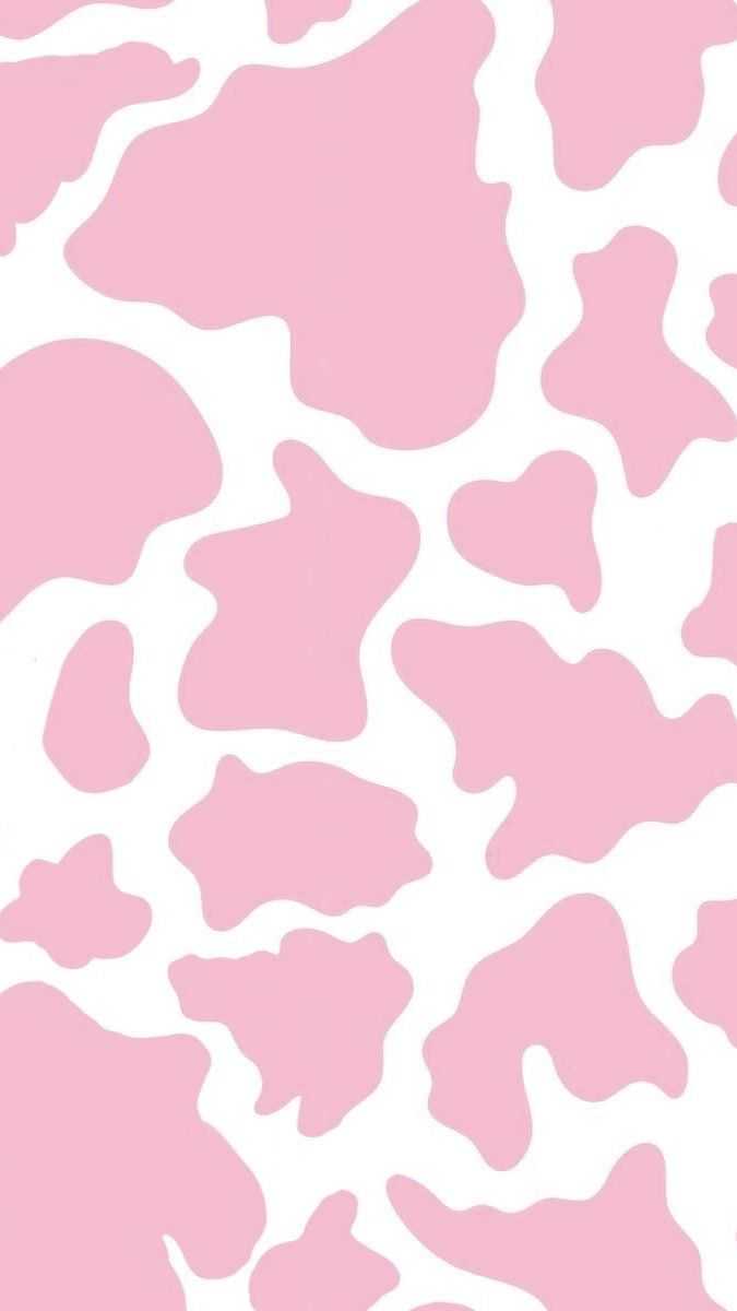 Pink Cow Aesthetic Cow Print Wallpaper - Goimages Vision