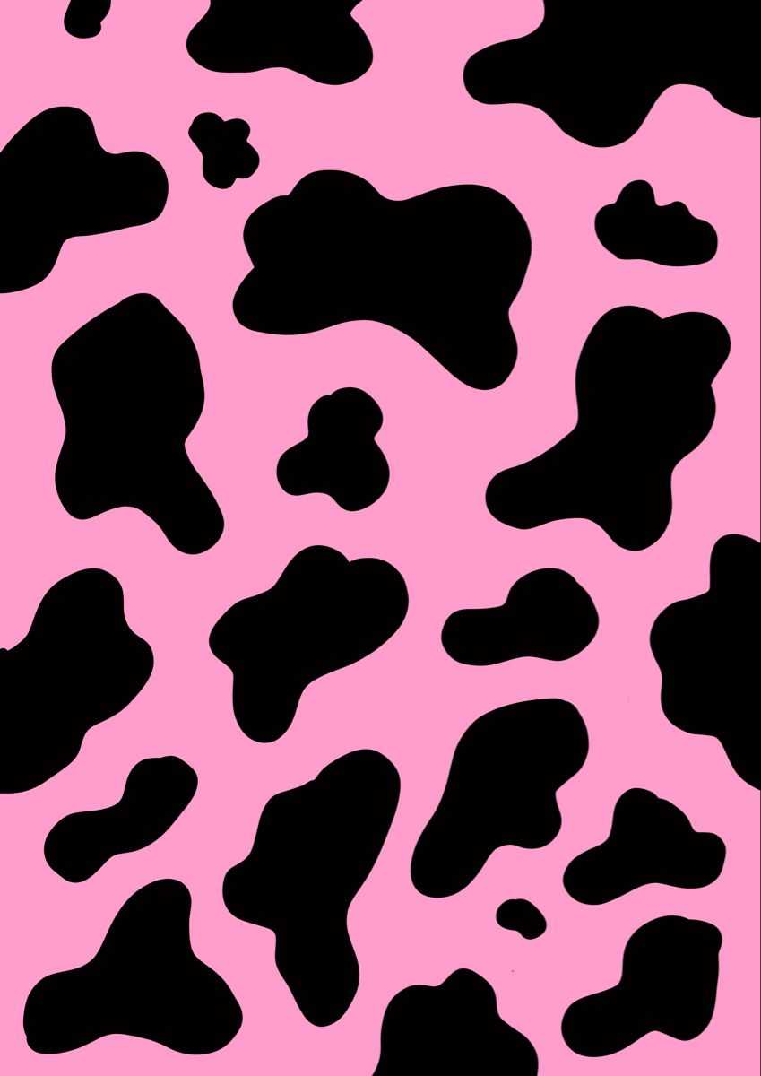 Background Aesthetic Iphone Pink Cow Print Wallpaper - pic-bugger