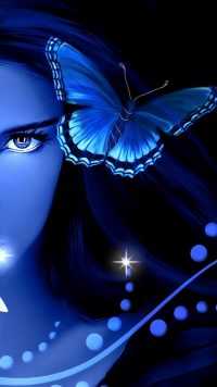 Blue Butterfly Wallpaper 7