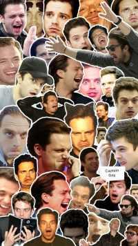 Sebastian Stan Collage Wallpaper 9