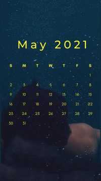 2021 May Calendar Wallpaper 8