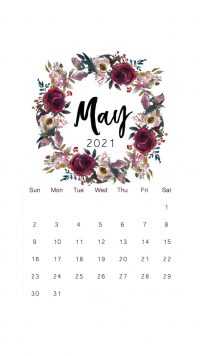 2021 May Calendar Wallpaper 4