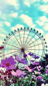 Aesthetic Ferris Wheel Wallpaper 8