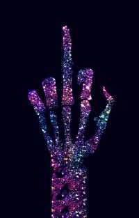 Galaxy Middle Finger Wallpaper 6