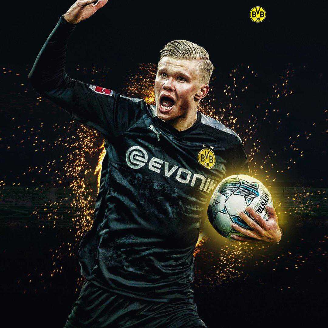 Haaland Bvb Background Kolpaper Awesome Free Hd Wallpapers