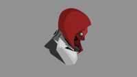 Minimalist Red Hood Wallpaper 8