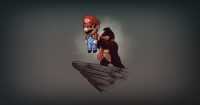 Monkey and Mario Wallpaper 5