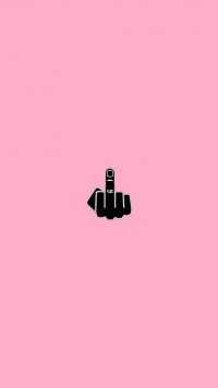 iPhone Middle Finger Wallpaper 2