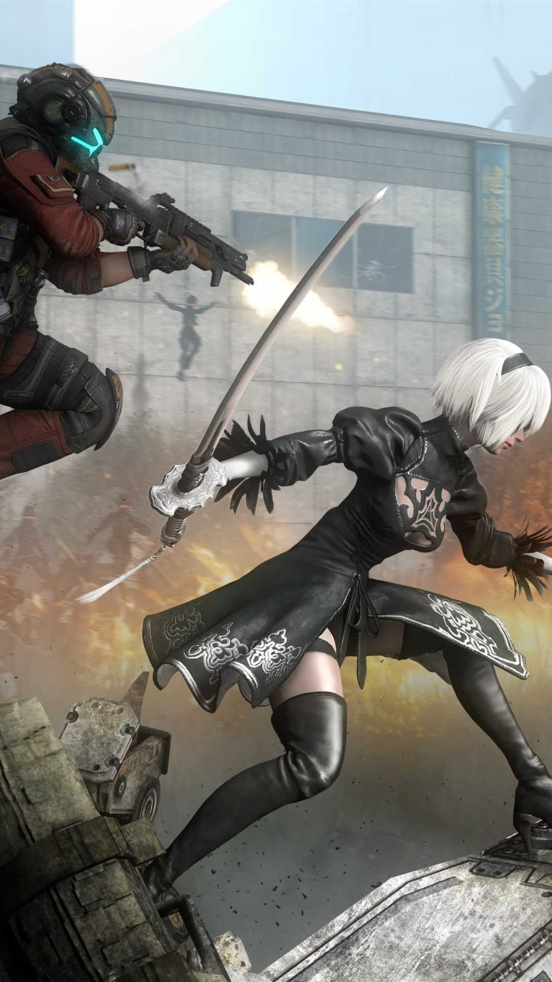 iPhone Nier Automata Wallpaper - KoLPaPer - Awesome Free HD Wallpapers