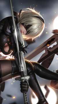 iPhone Nier Automata Wallpapers 6