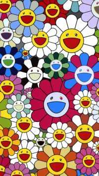 Murakami Flower Wallpaper